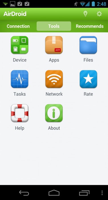 Android-apps voor bestandsoverdracht - AirDroid