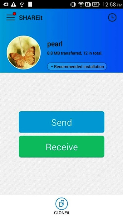Android-apps voor bestandsoverdracht - SHAREit