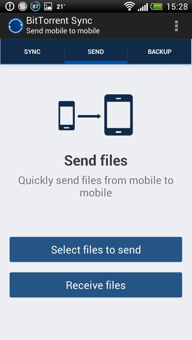 Android-apps voor bestandsoverdracht - Sync