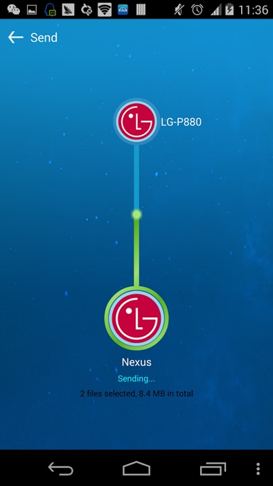 Android-apps voor bestandsoverdracht - CShare