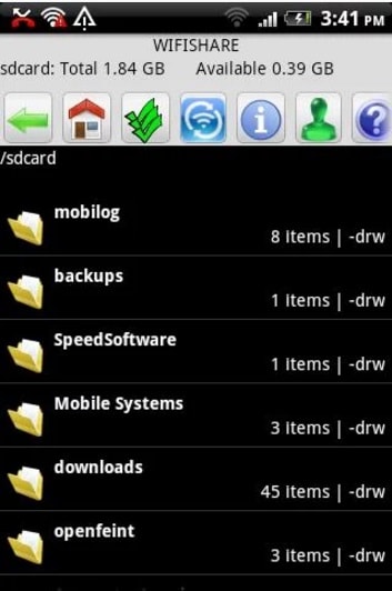 Android-apps voor bestandsoverdracht-WiFiShare