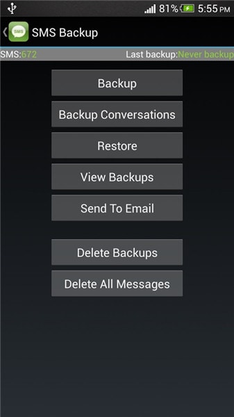 Super Backup: sms en contacten