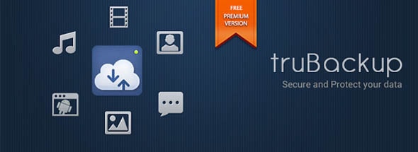 Android contacten back-up app - truBackup
