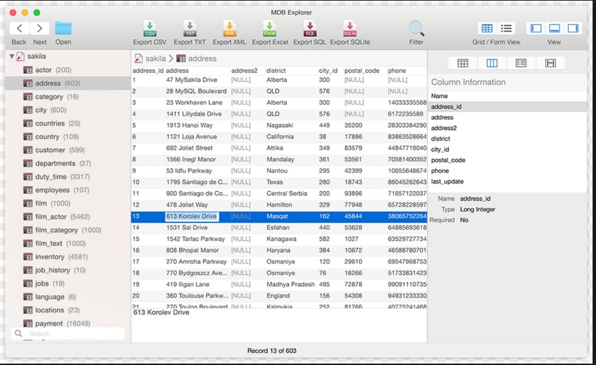 Kostenlose Datenbanksoftware 5