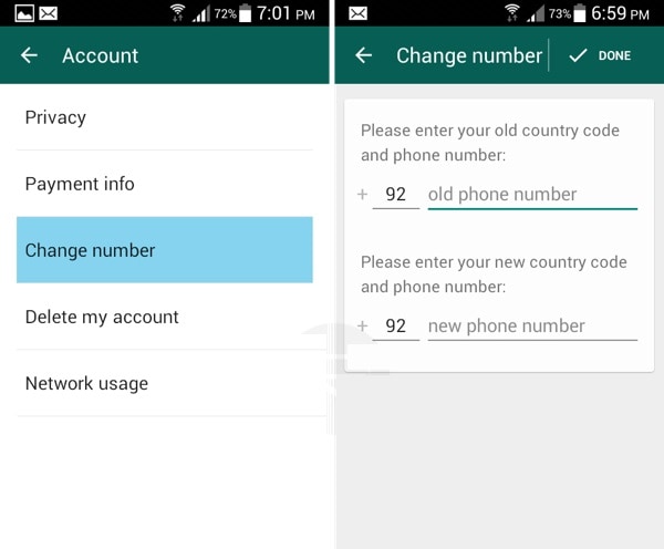 whatsapp indstillingstrin
