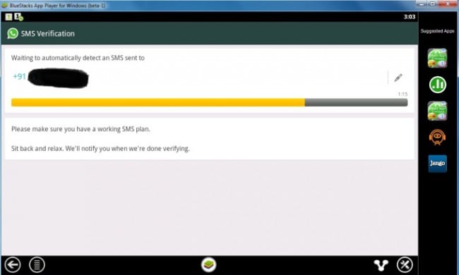hozzáférhet és használhatja a WhatsApp for PC alkalmazást
