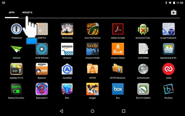 contactwidget android