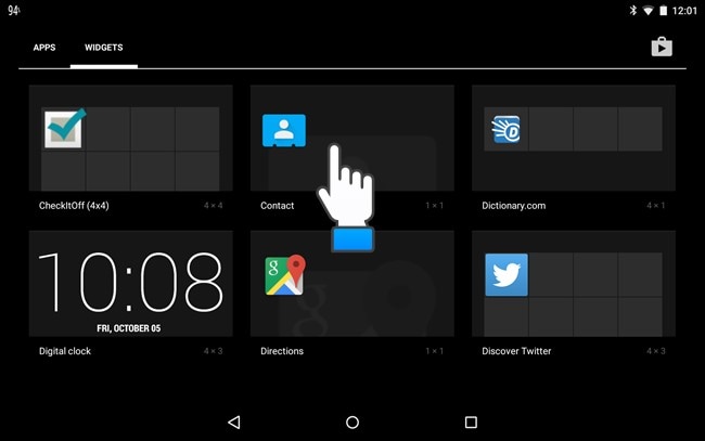 contactwidget android