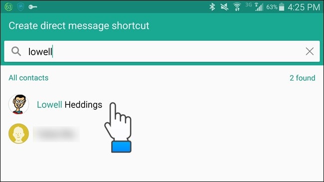 contactwidget android