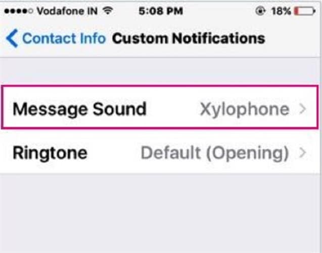 whatsapp ringsignal-Klickmeddelande låter