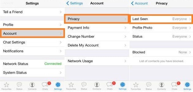 whatsapp zuletzt gesehen