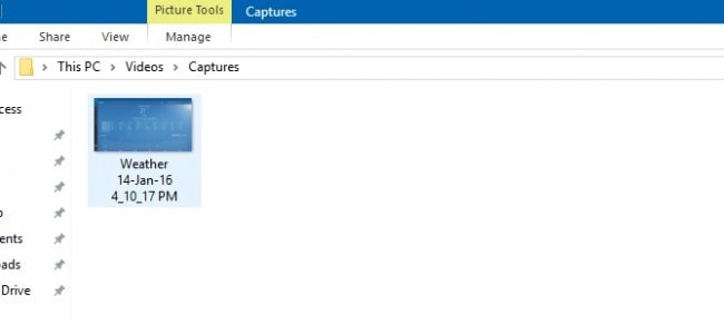 win10中的屏幕录像机-出现在同一路径下