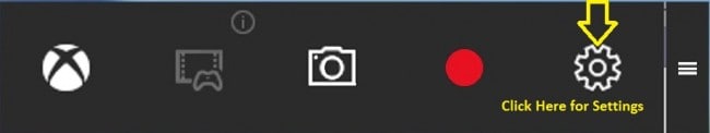 win10录屏-点击设置按钮