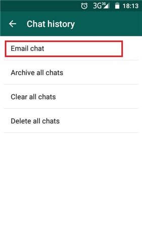 sähköpostilla WhatsApp