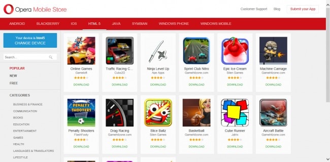 Ιστότοπος λήψης εφαρμογών android