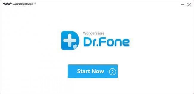 啟動 DrFoneTool