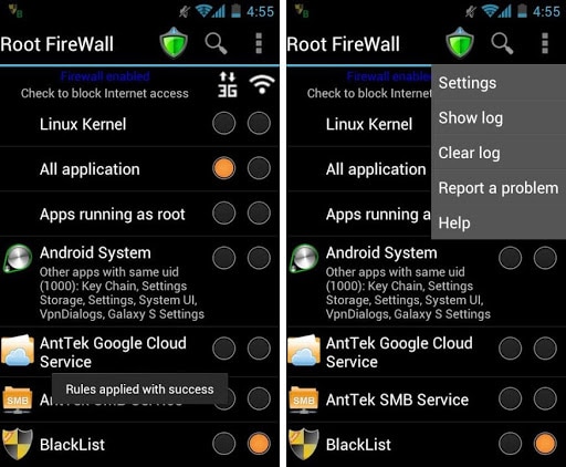 A legnépszerűbb Android Root alkalmazás: Root Firewall Pro