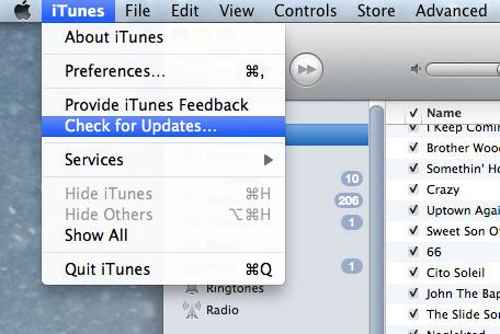 error de iphone 29-Buscar actualizaciones de iTunes