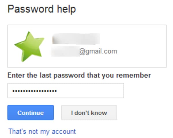 reset Gmail-wachtwoord op Android-vul een CAPCHA-formulier in