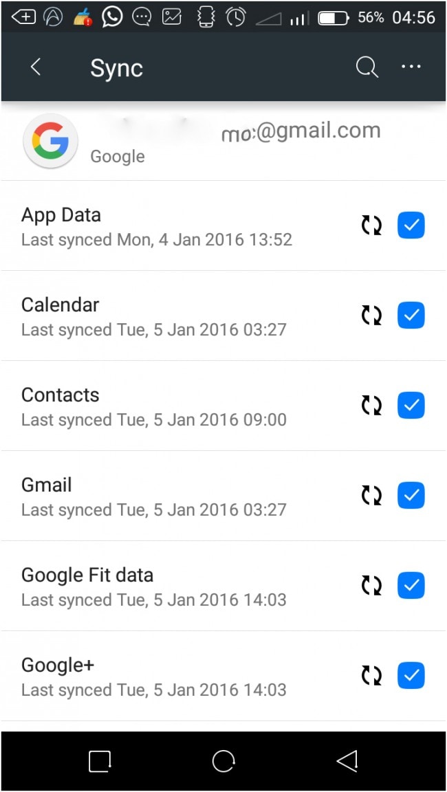 επαναφέρετε τις επαφές Google σε Android
