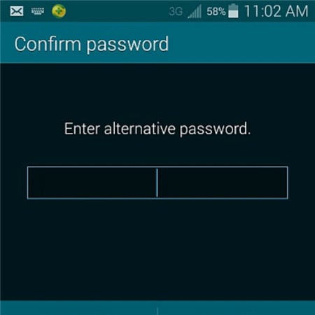 ロック画面のAndroidを無効にする