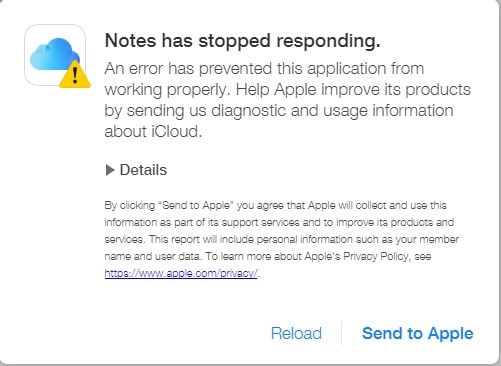 proč se poznámky nesynchronizují s iCloud