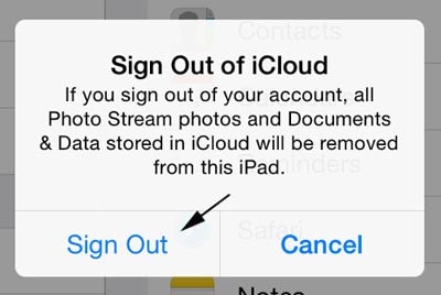módosítsa az icloud fiókot – a megerősítéshez jelentkezzen ki