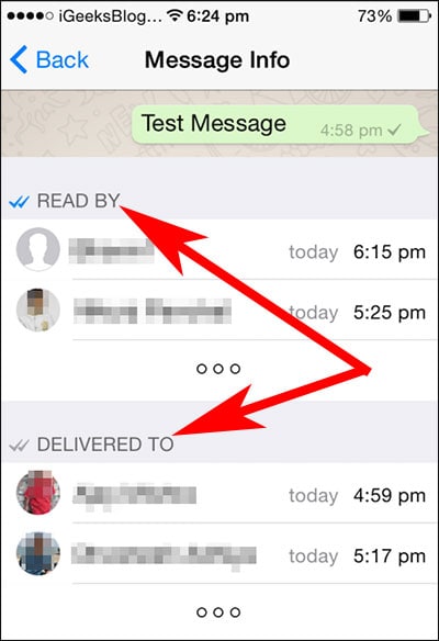WhatsApp gruppebeskeder