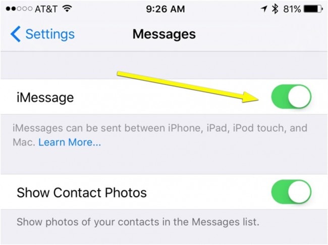 synkronisera meddelanden över flera enheter - åtgärda iMessage-synkroniseringsproblem
