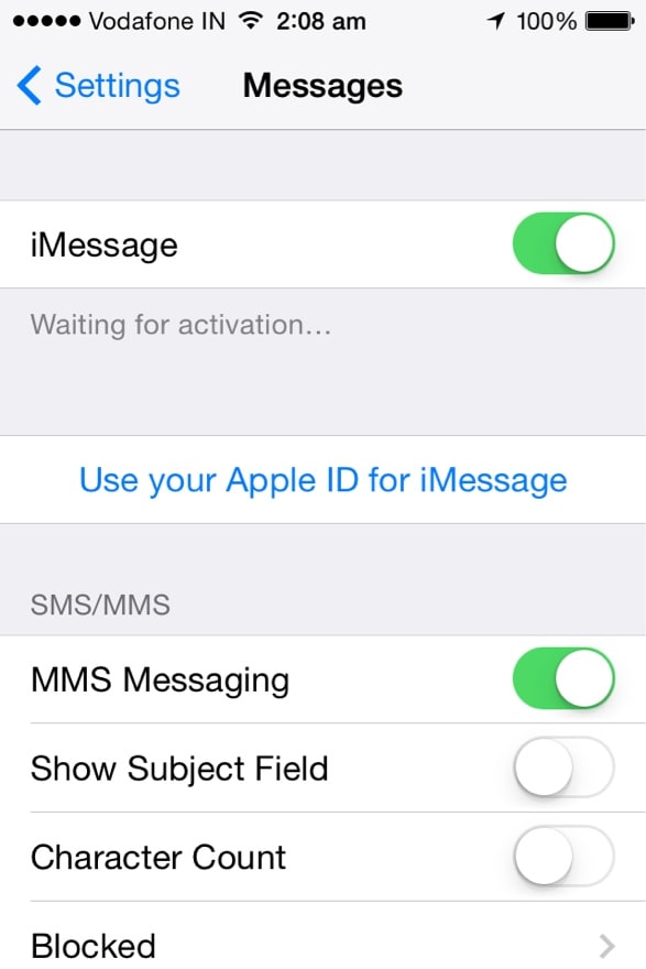 synkronisera meddelanden över flera enheter - Konfigurera din iPhone