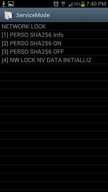 vyberte NW Lock NV Data INITIALLIZ pro odemknutí s5