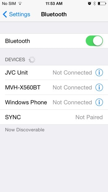Ford sync iPhone - Telefonunuzu Ford SYNC ile Eşleştirmek için 8. adım