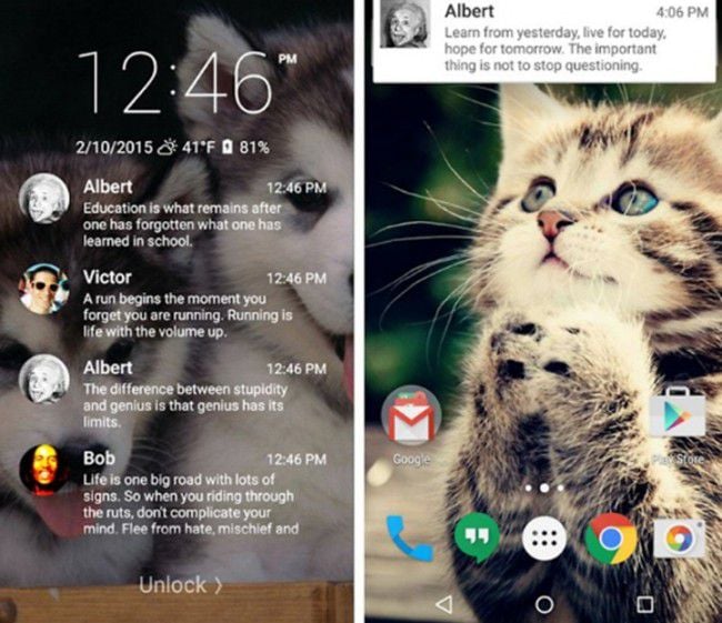 ontgrendel apps voor Android-Slidelock Locker