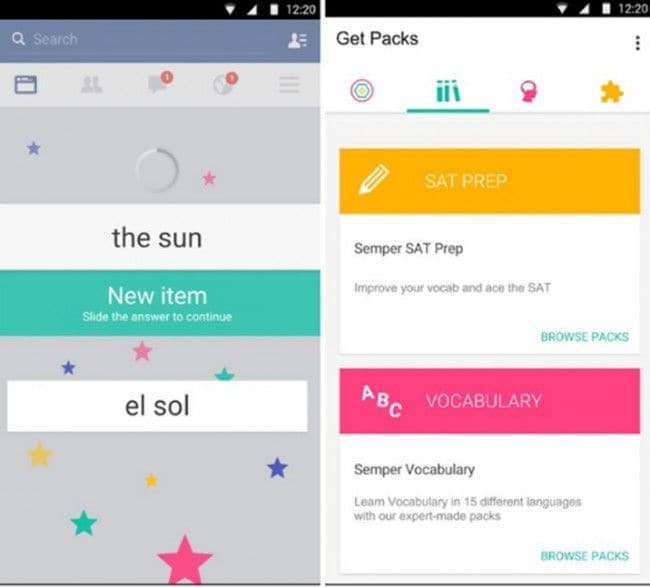 ontgrendel apps voor Android-semper