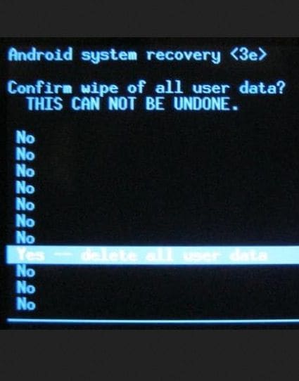 Android携帯のロックを解除するパスワードを忘れた
