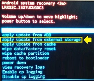Androidシステムのリカバリー