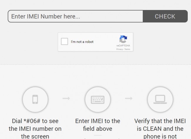 IMEI-Check online