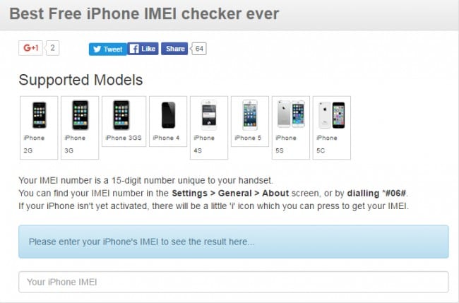 δωρεάν online iPhone IMEI Checkers