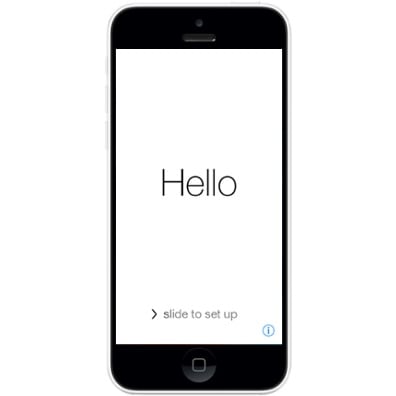 iPhone 5c zurücksetzen