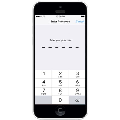 iPhone 5c zurücksetzen