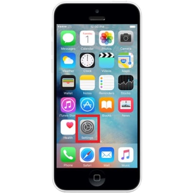 iPhone 5c zurücksetzen