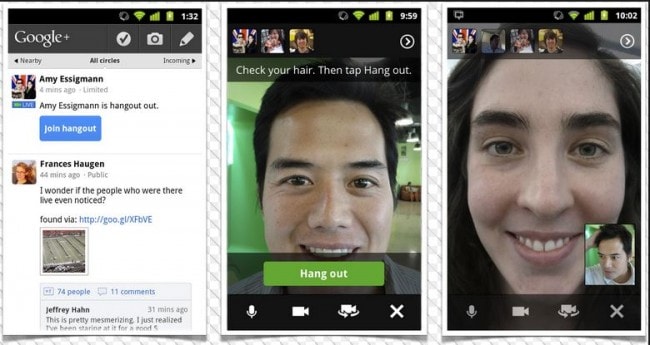 ilmainen puhelusovellus - Google Hangouts