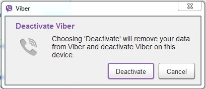 étape 6 pour changer le numéro Viber sur PC