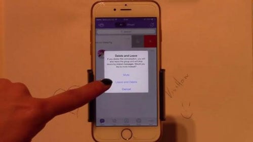 A Viber csoport törlése befejeződött