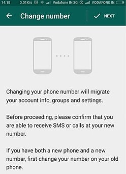 jak převést Whatsapp účet