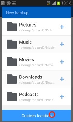 Samsung automatische Backup-Downloads