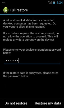 estrattore di backup Android