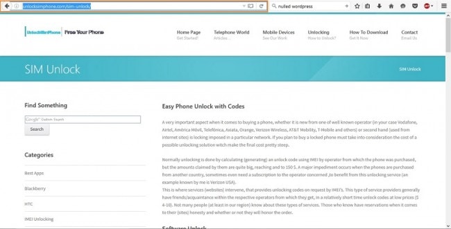 generador de código de desbloqueo htc unlocksimphone