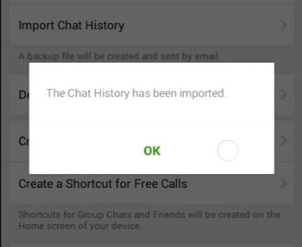 import line chat history