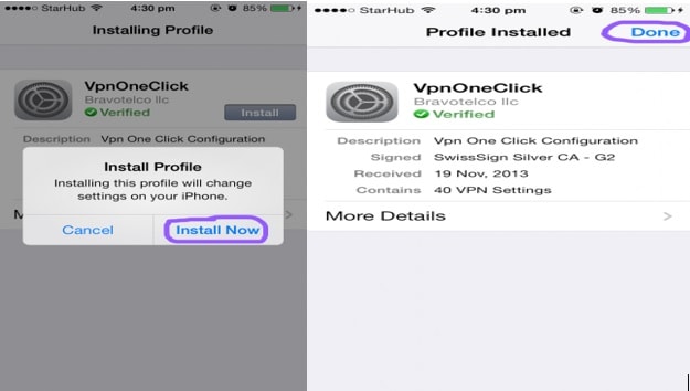 installer vpn